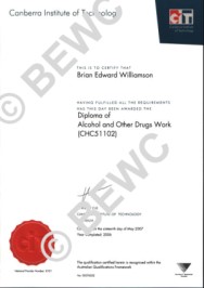 Brian's CIT Diploma